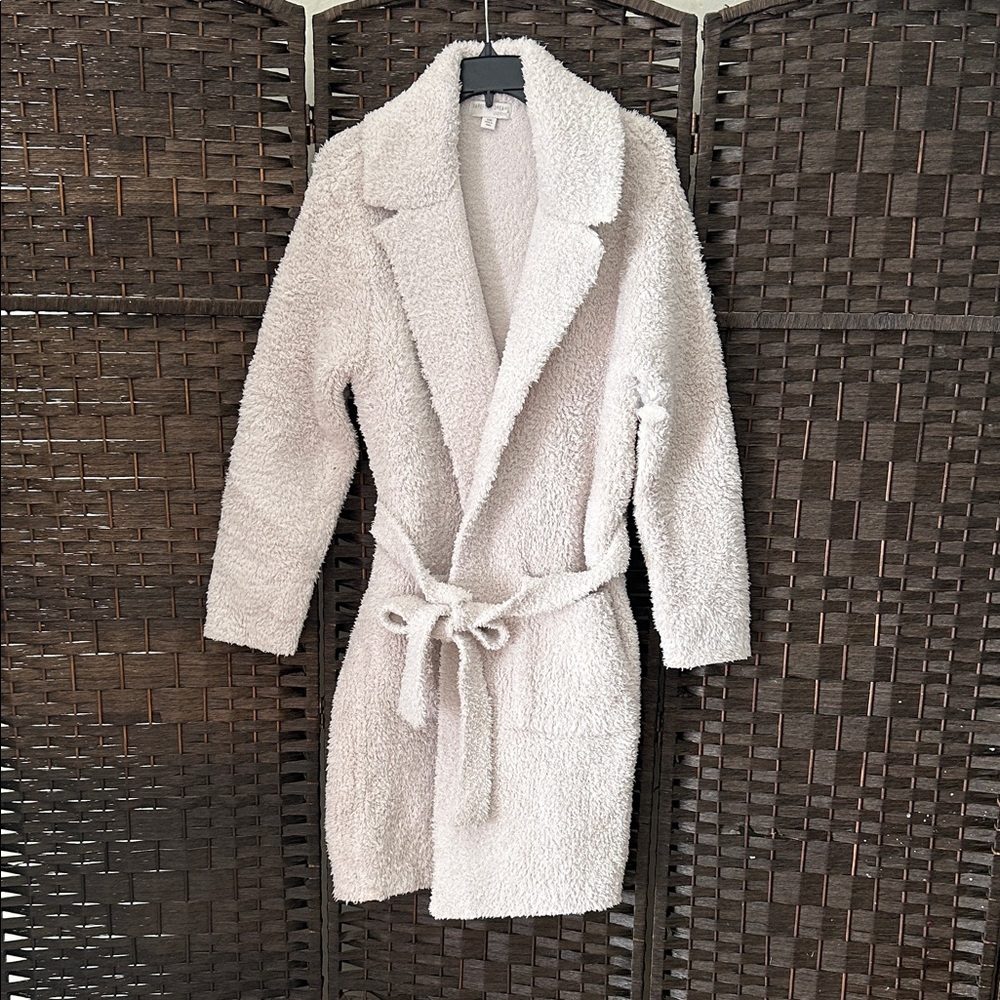Barefoot Dreams CozyChic Cream Teddy coat